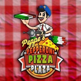 Peppe’s Pepperoni Pizza Plaza logo by Pragmatic Play at Betspino Casino
